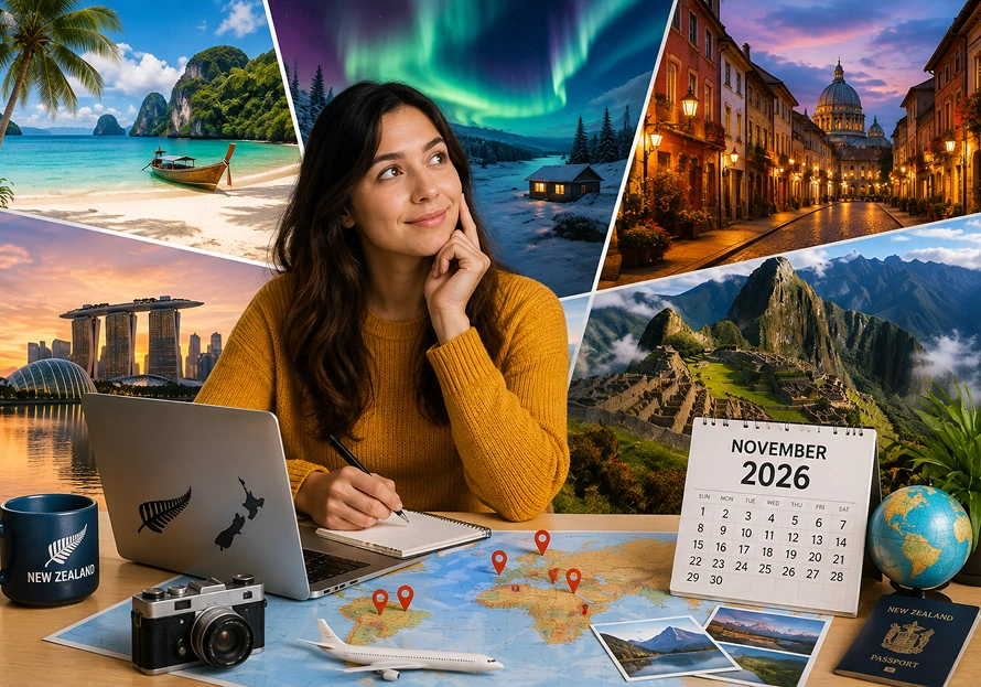 Where to Travel in November 2026 from New Zealand